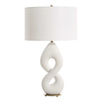 Meridian Ivory Stone Table Lamp