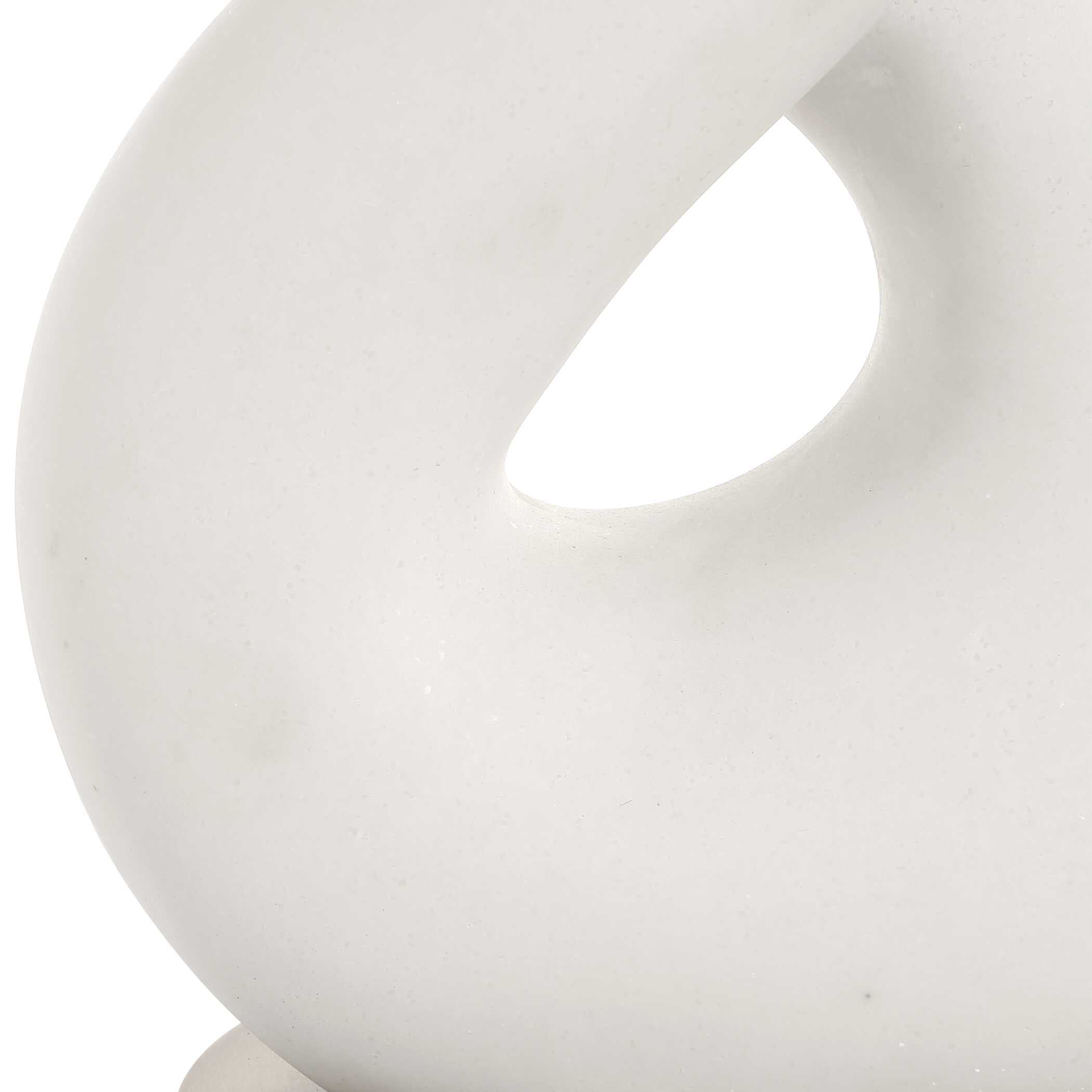 Meridian Ivory Stone Table Lamp
