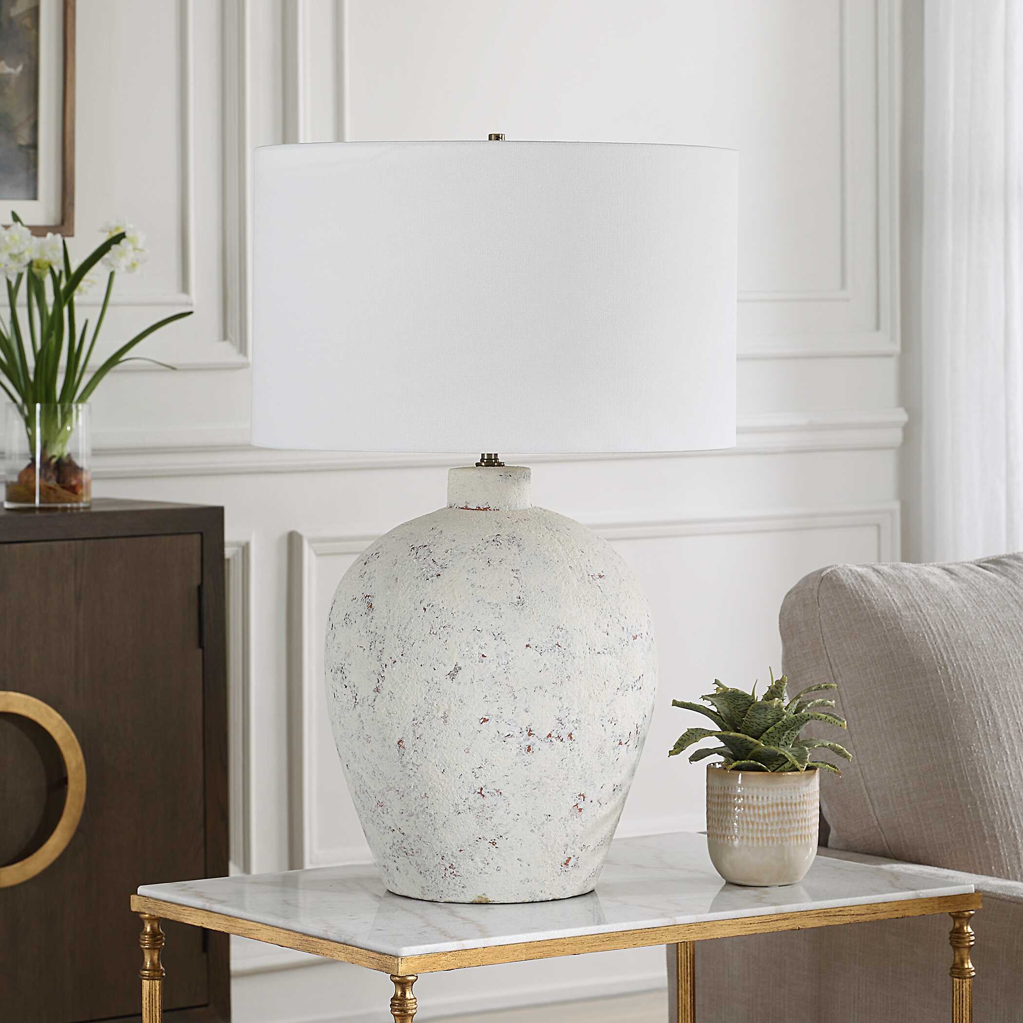 Karena Ivory Table Lamp