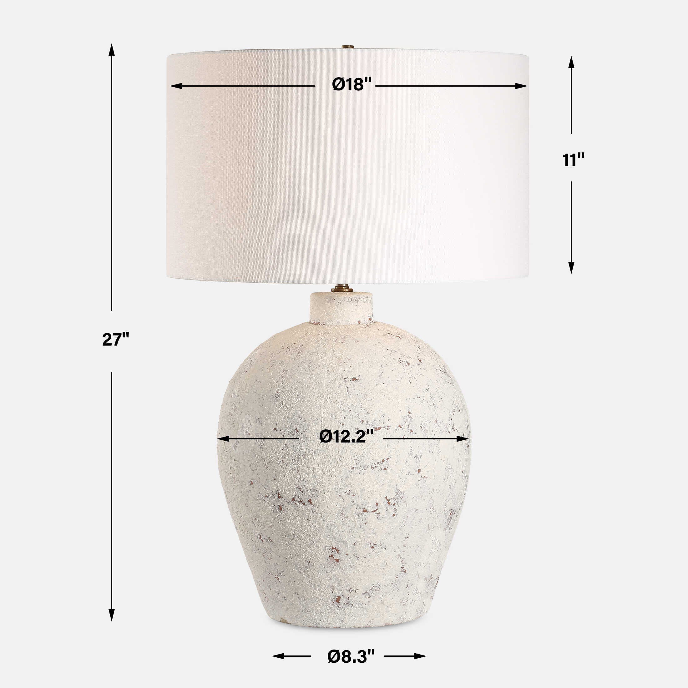 Karena Ivory Table Lamp