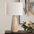 Maury Travertine Table Lamp