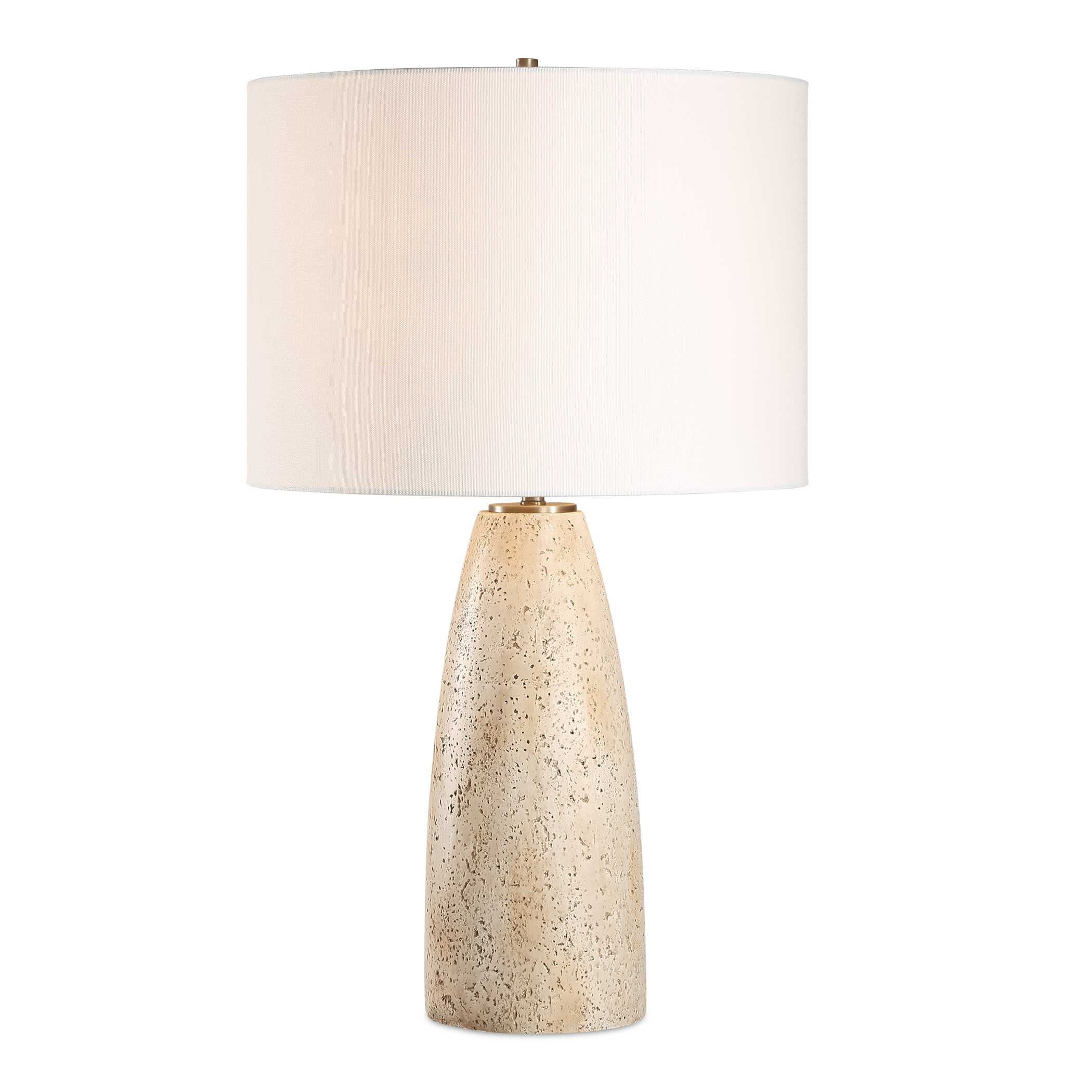 Maury Travertine Table Lamp
