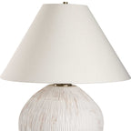 Meryl Aged White Table Lamp