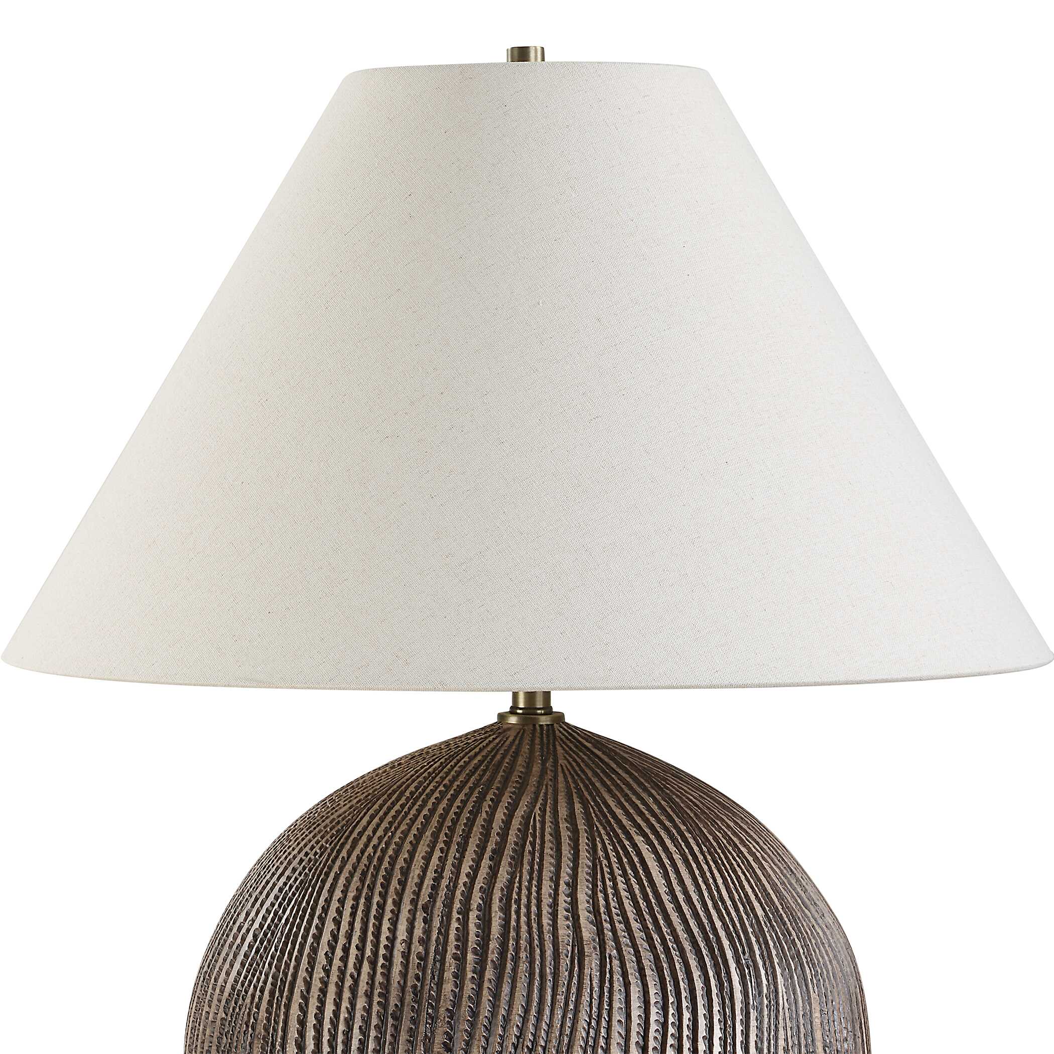 Sayre Dark Brown Table Lamp