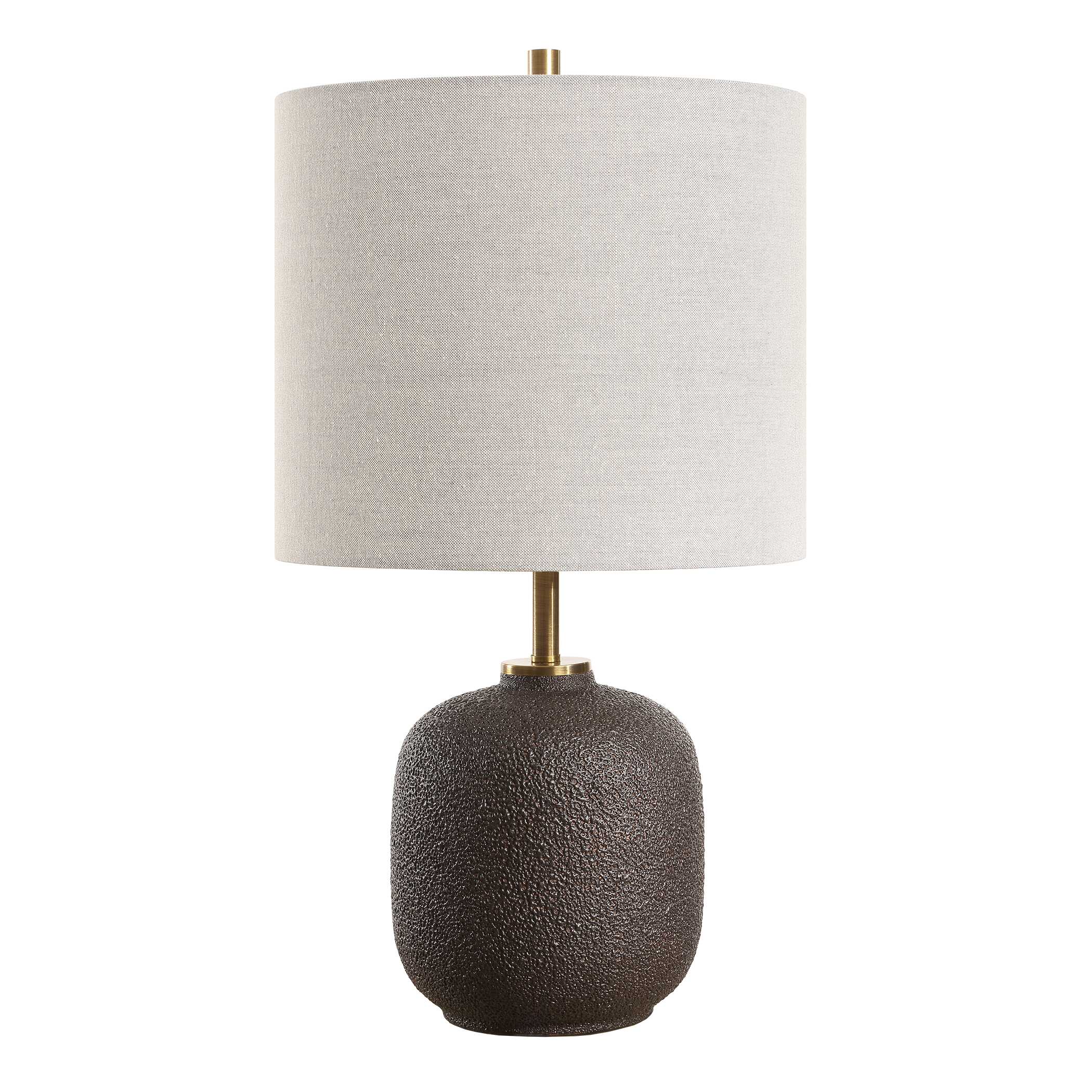 Blacktop Textured Buffet Lamp