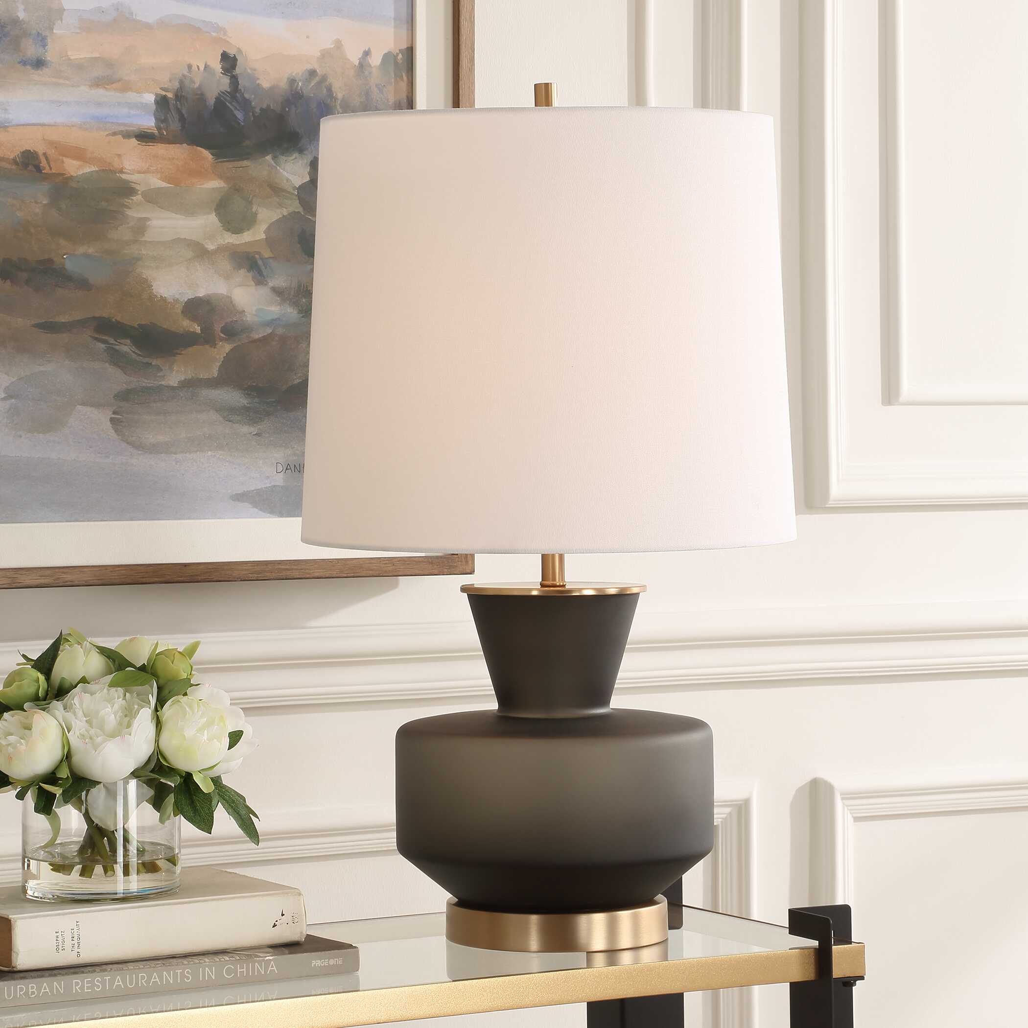 Trentino Black Table Lamp