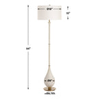 Dewdrop Ivory Floor Lamp