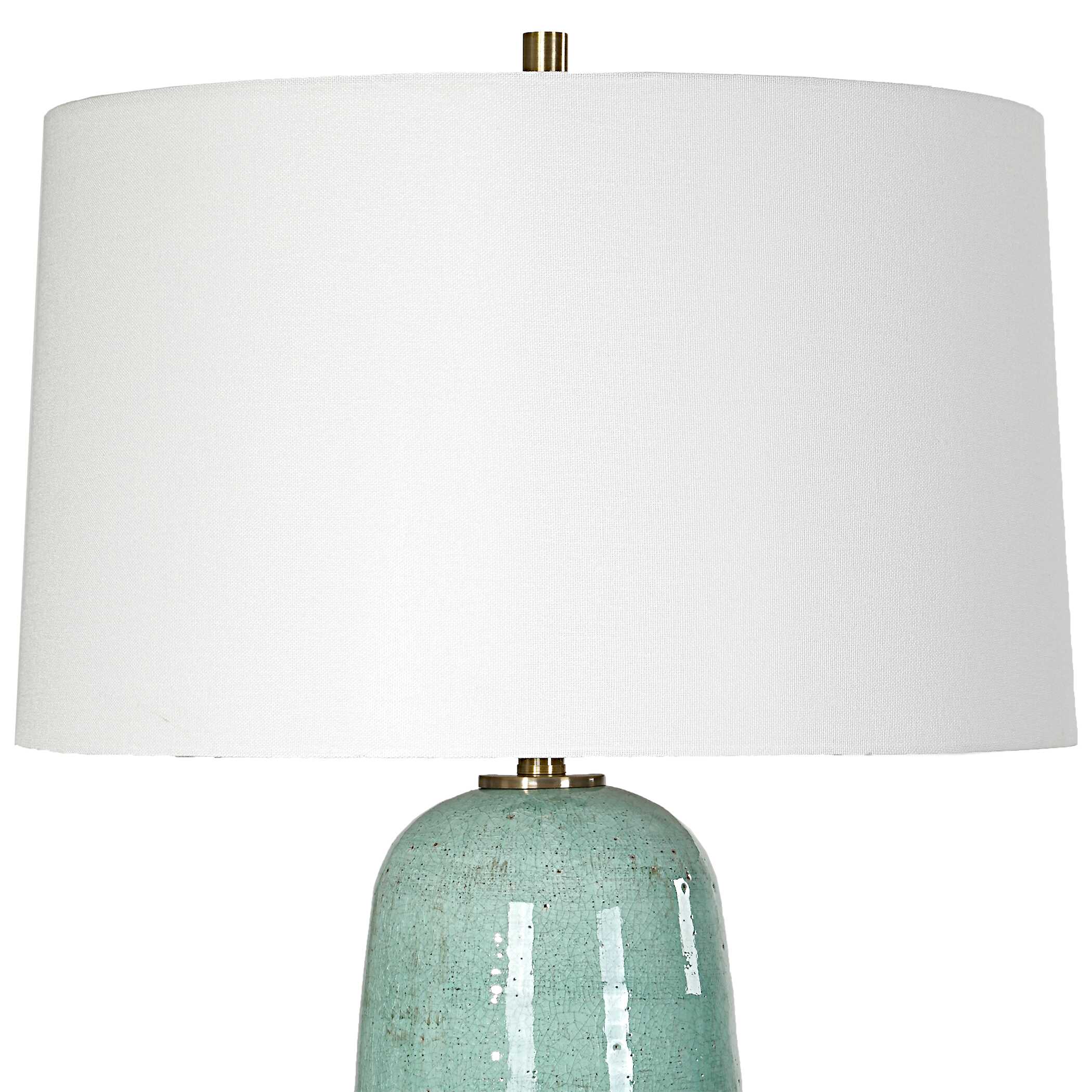 Andale Crackled Teal Table Lamp