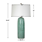 Andale Crackled Teal Table Lamp