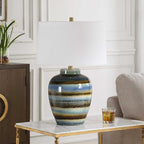 Judarn Blue Brown Table Lamp
