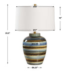 Judarn Blue Brown Table Lamp