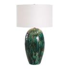 Ceralene Green Table Lamp