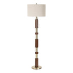 Stacked Wooden Floor Lamp