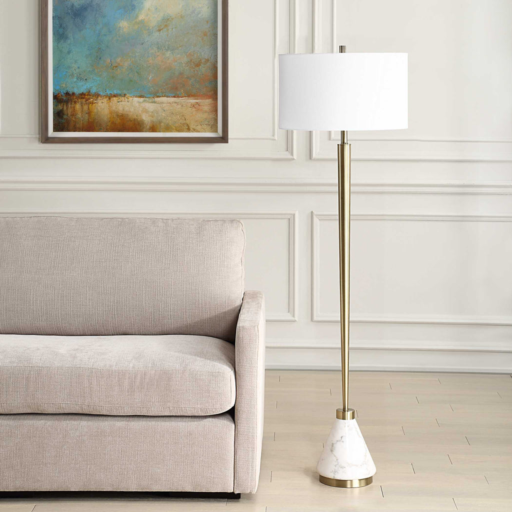 Curran Tapered Metal Floor Lamp