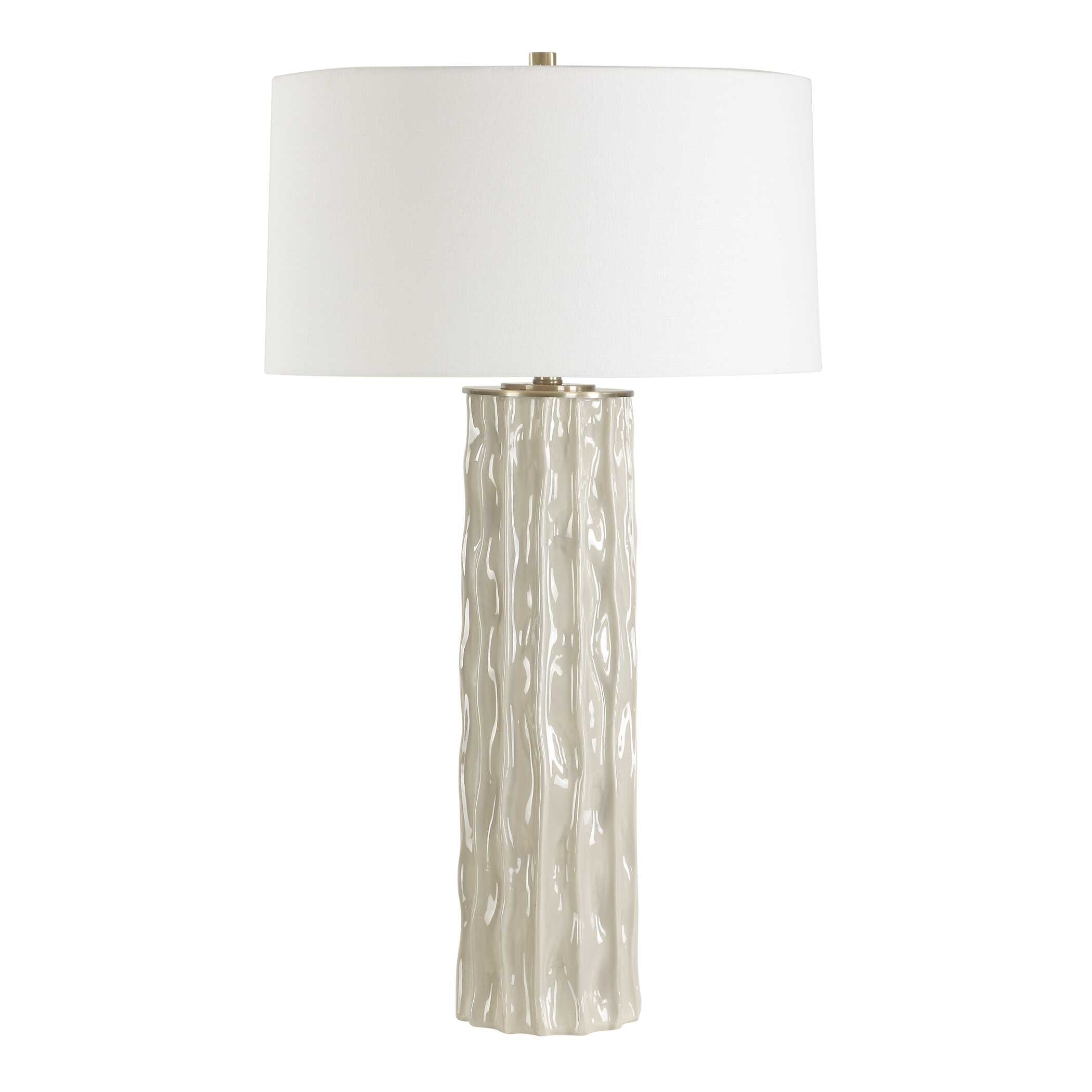Parilli Taupe Gray Table Lamp
