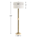 Hudson Gold Floor Lamp