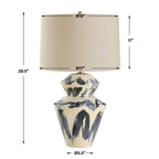 Oranda Abstract Geometric Table Lamp