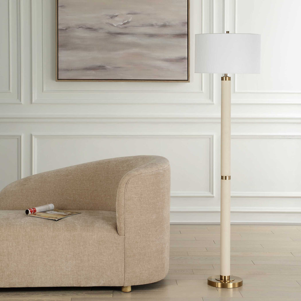 Wessex White Floor Lamp