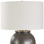 Hawkins Bronze Ribbed Table Lamp