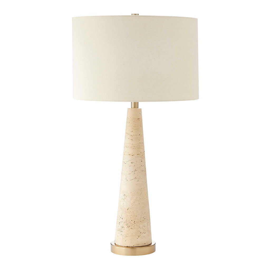 Perkins Travertine Table Lamp