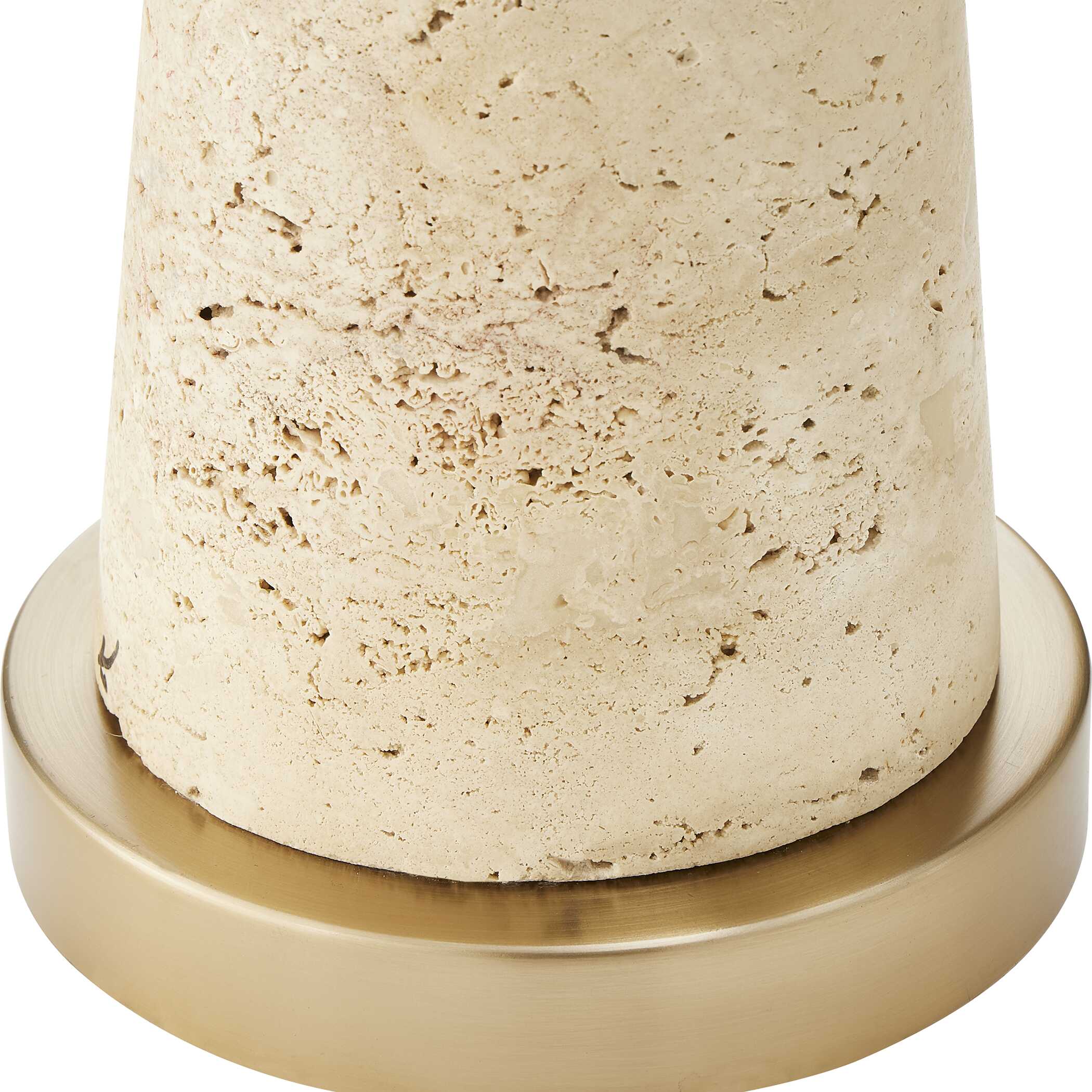 Perkins Travertine Table Lamp