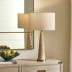 Perkins Travertine Table Lamp