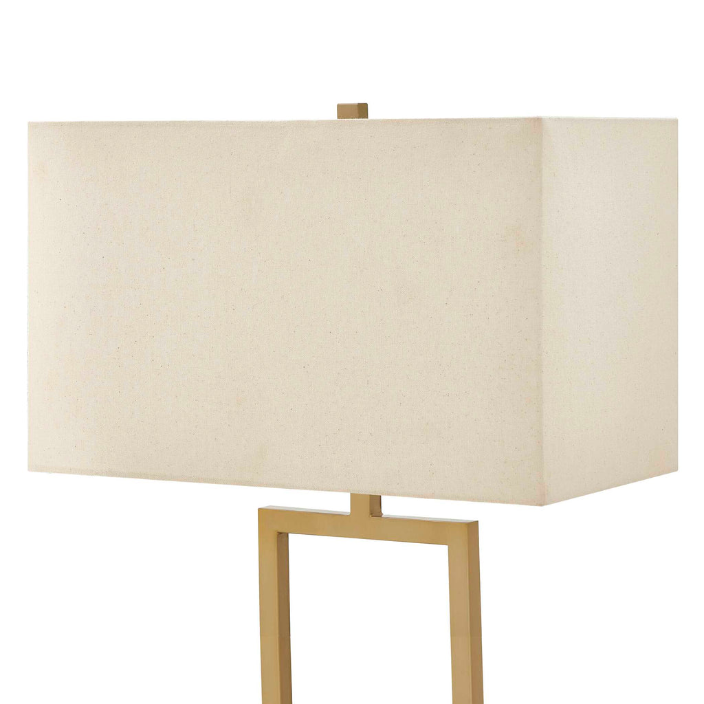 Warrick Modern Travertine Table Lamp