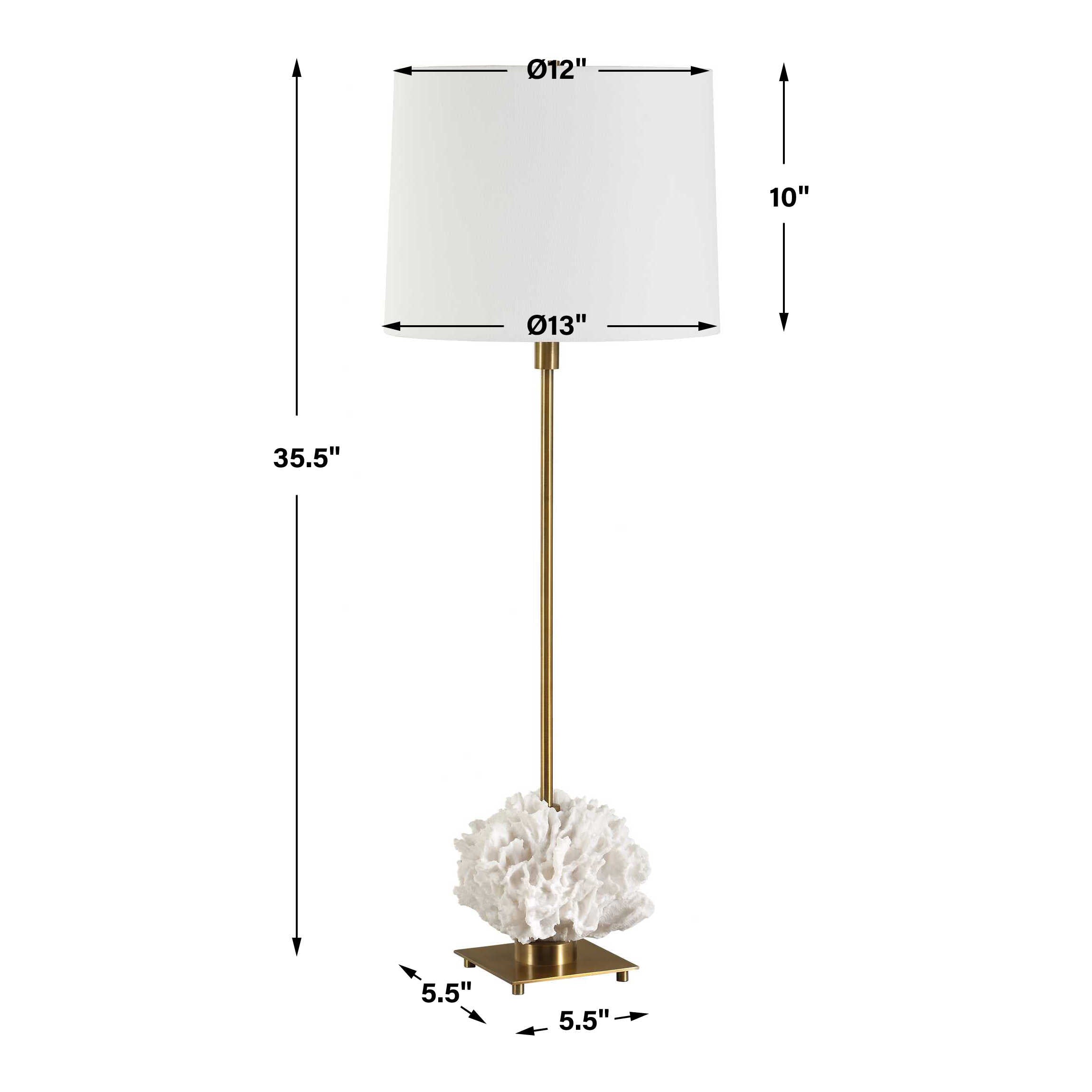 Caronia Coral Buffet Lamp