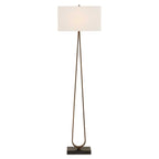 Galloway Minimalist Bronze Floor Lamp