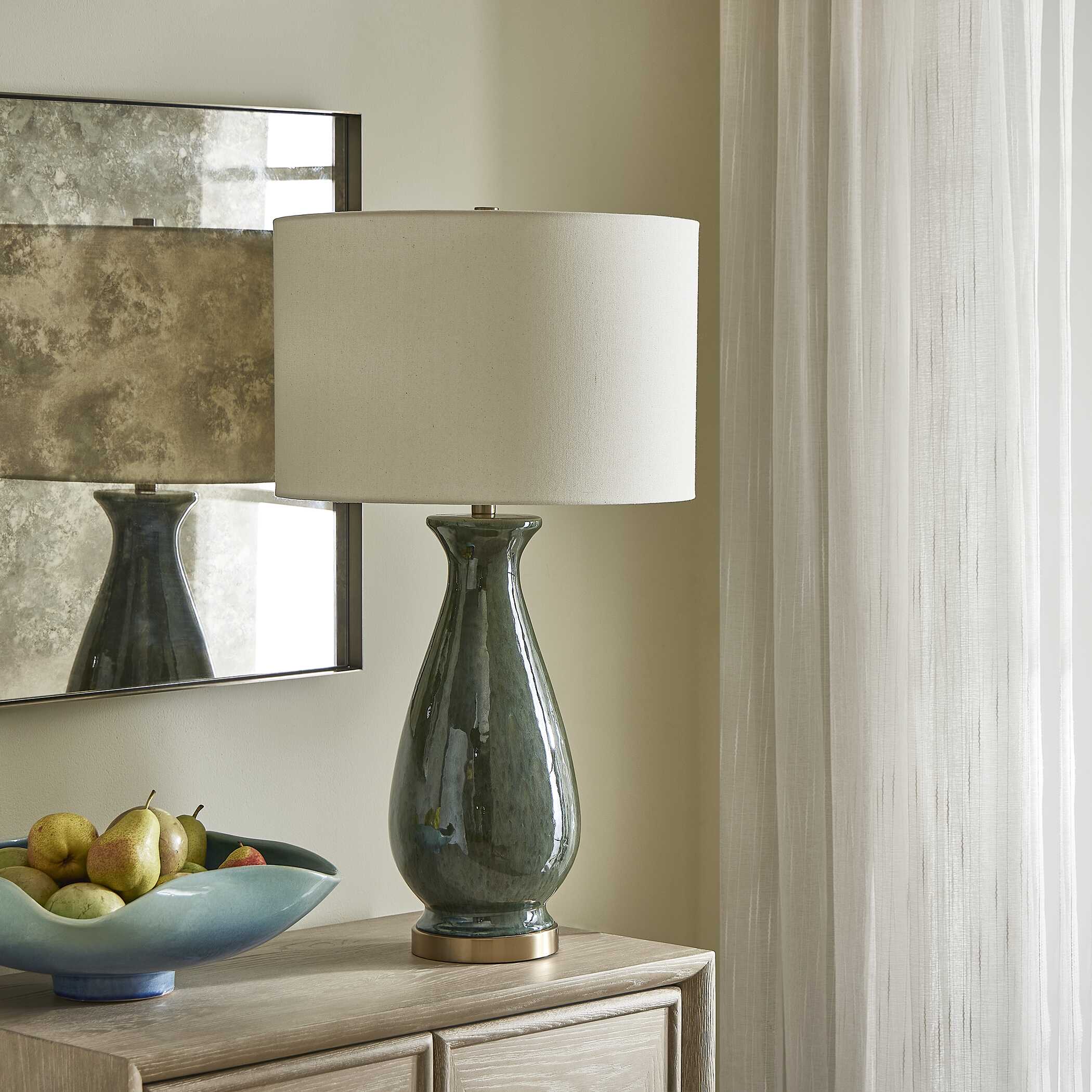 Colestin Deep Green Table Lamp