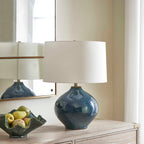 Corrine Deep Blue Table Lamp