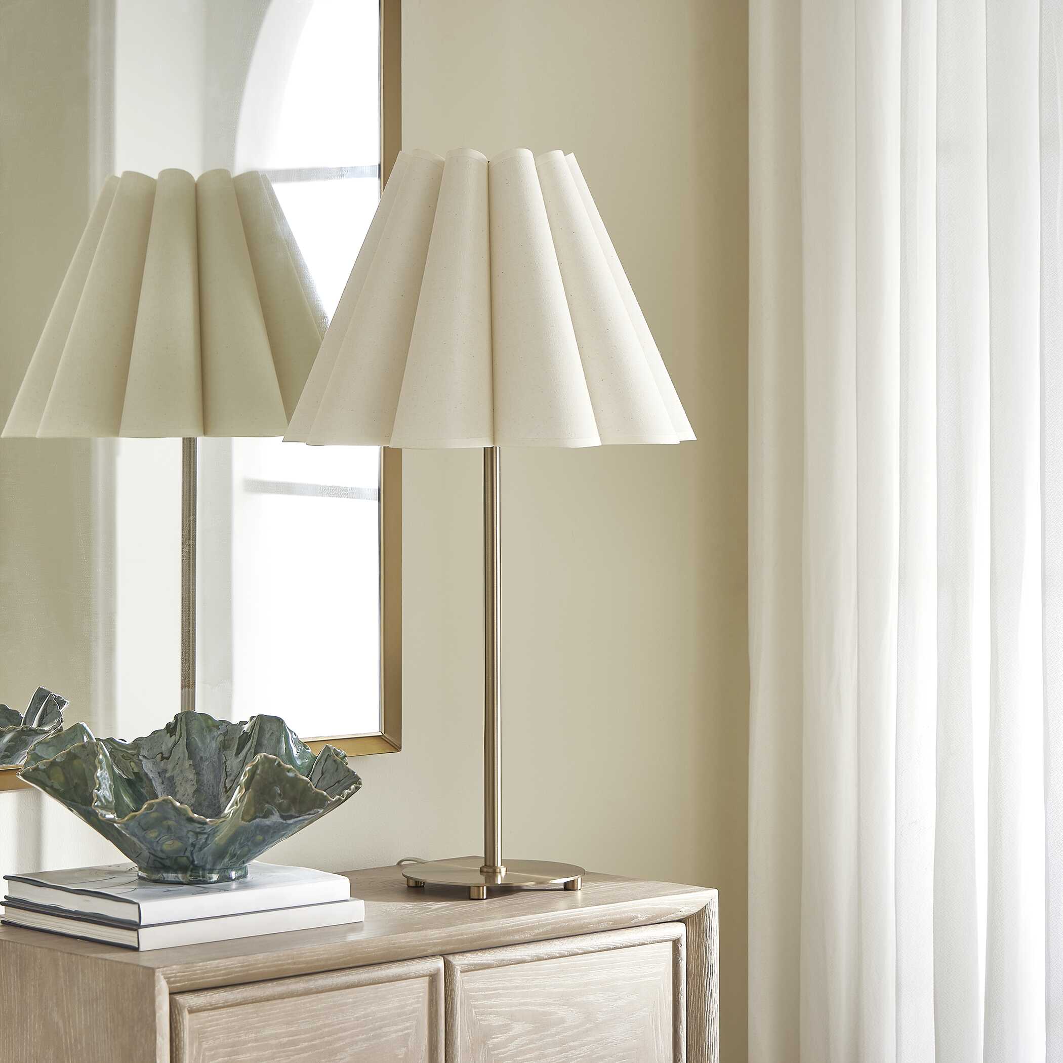 Lilabet Fluted Shade Table Lamp