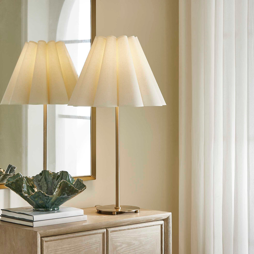 Lilabet Fluted Shade Table Lamp