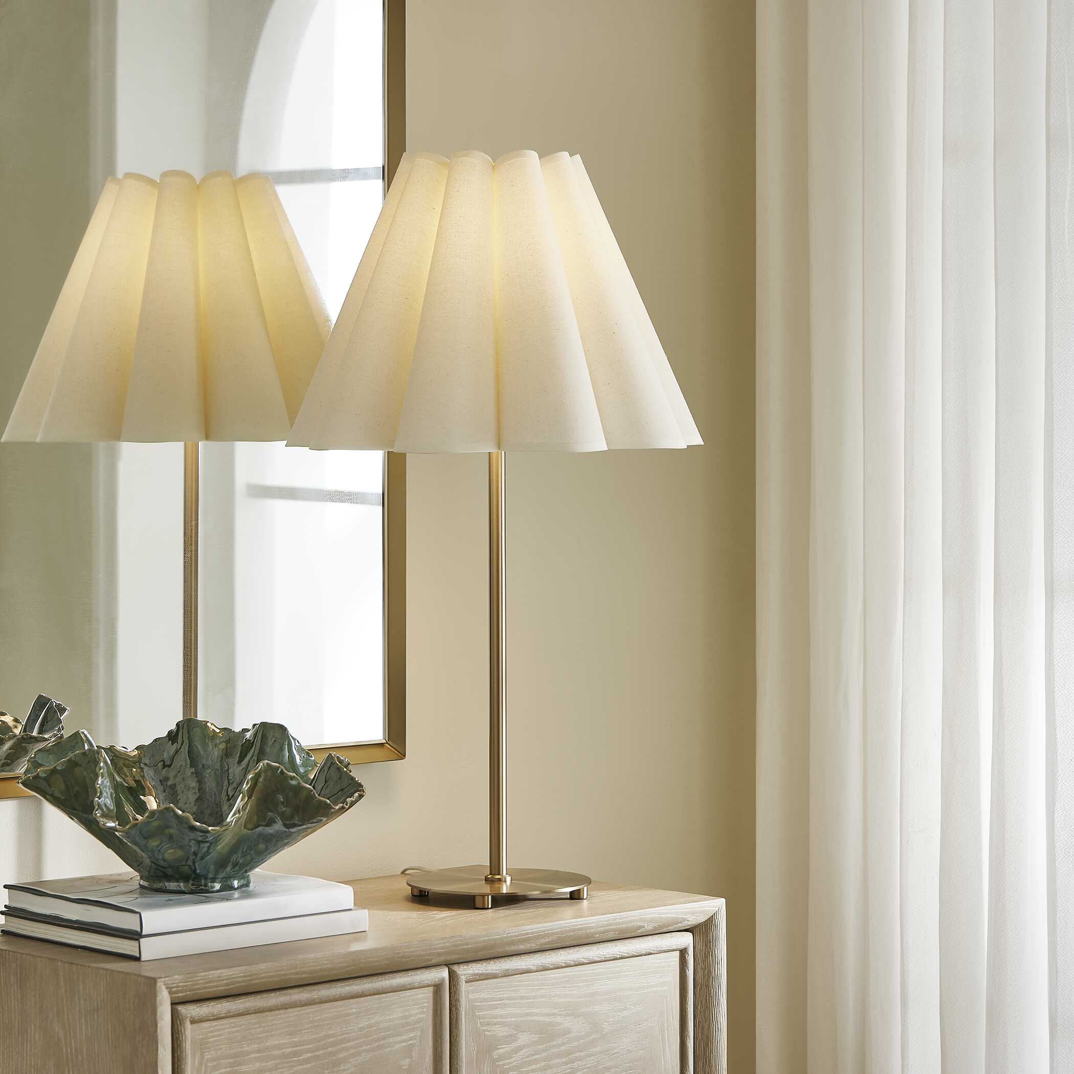 Lilabet Fluted Shade Table Lamp
