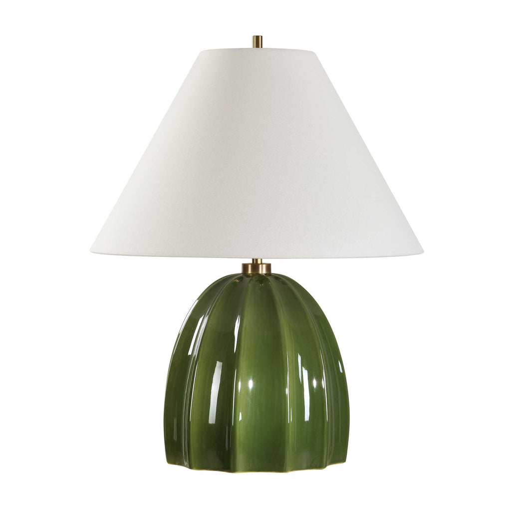 Renna Moss Green Table Lamp