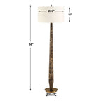 Tyree Brown Marble Floor Lamp