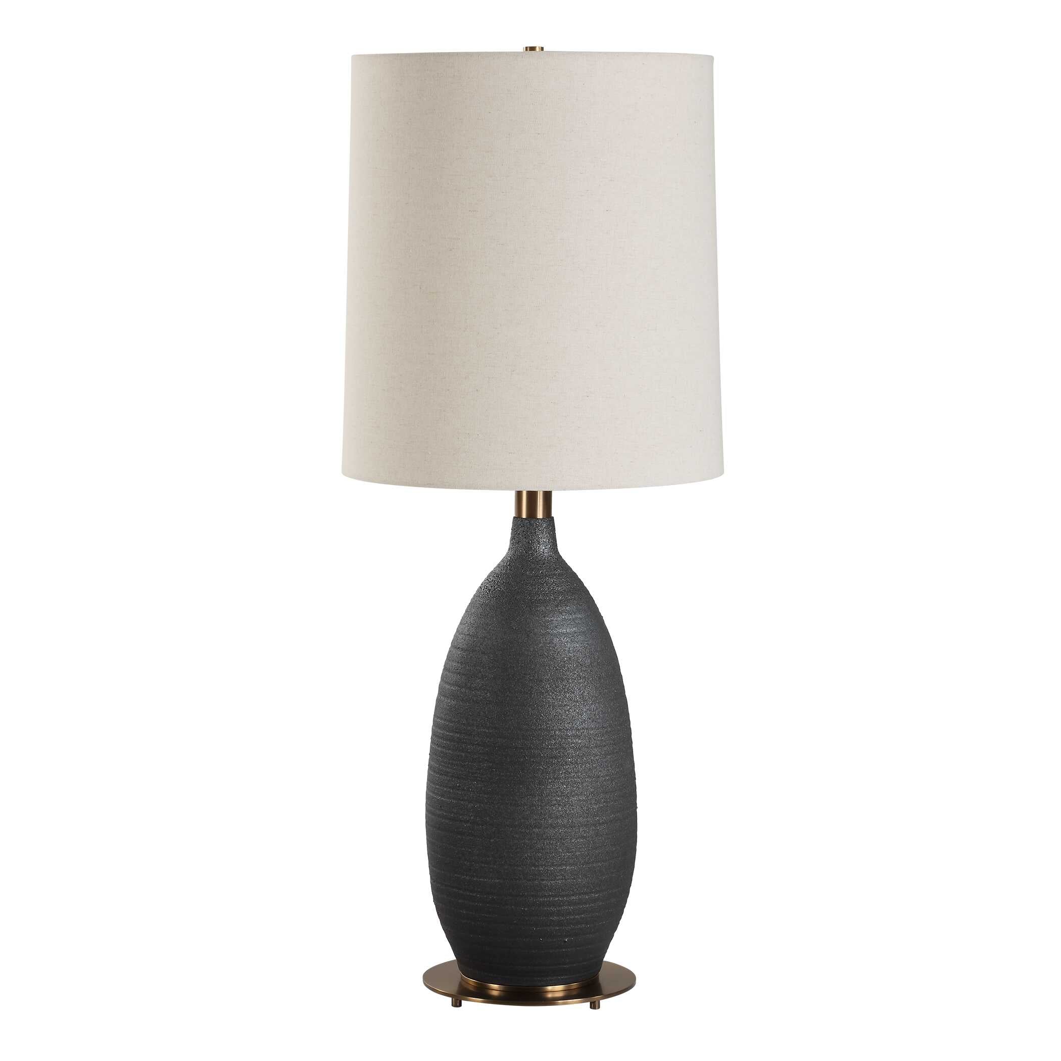 Bower Matt Black Table Lamp