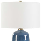Brae Blue Glaze Table Lamp