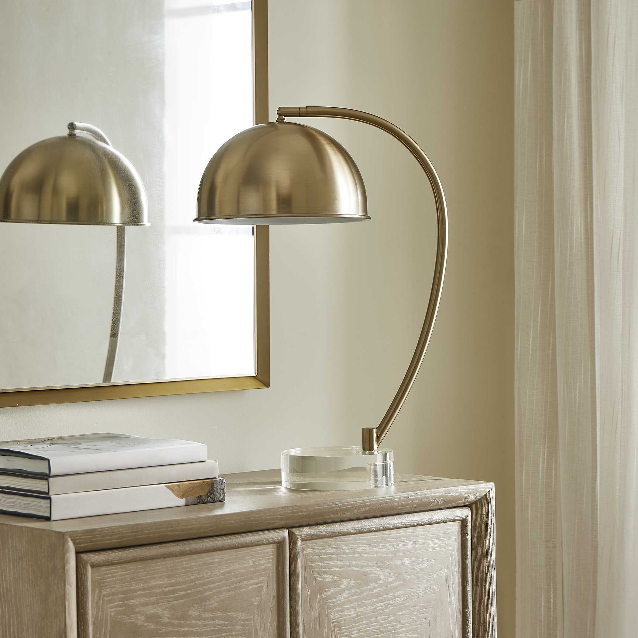 Romani Brass Desk Lamp