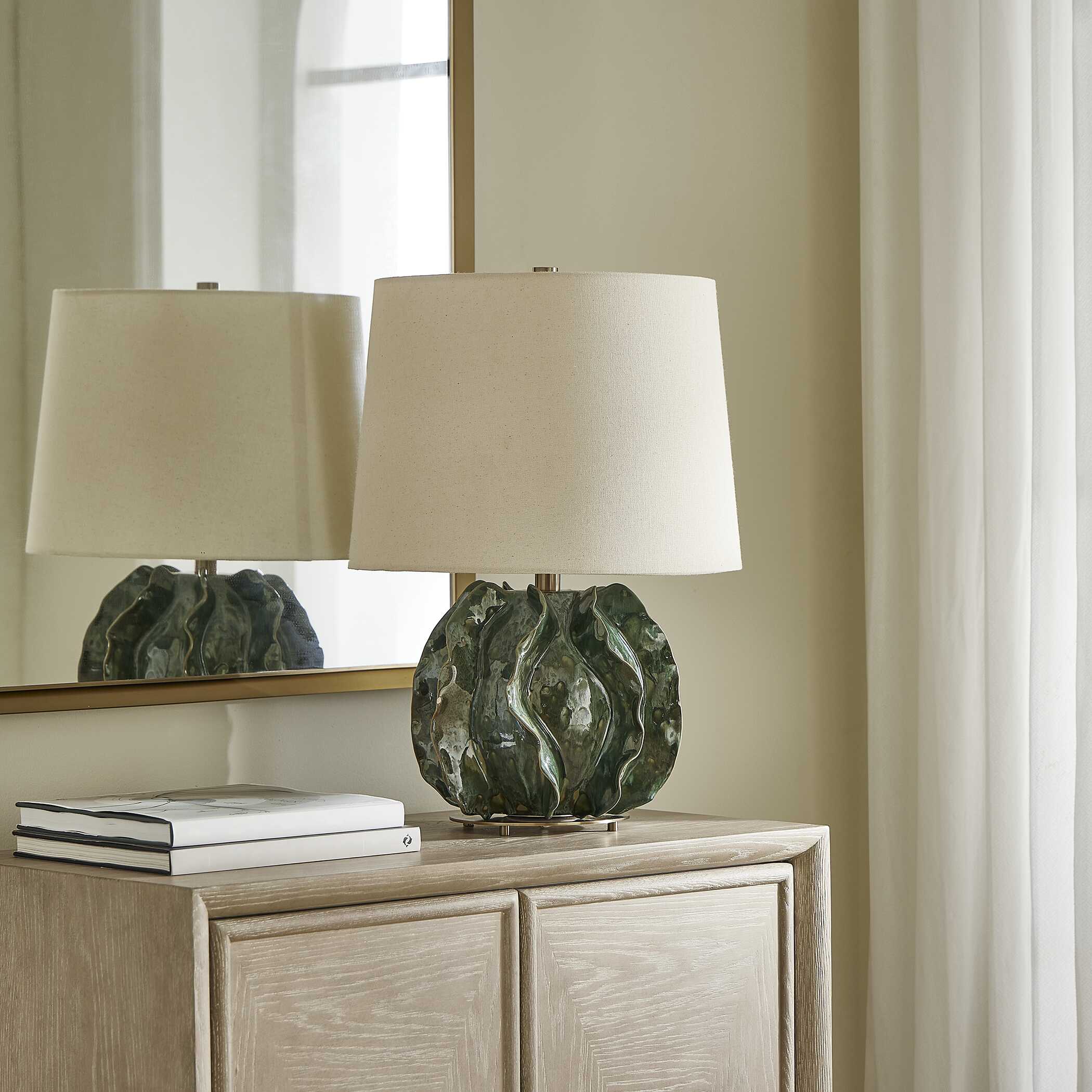 Guinevere Deep Green Table Lamp