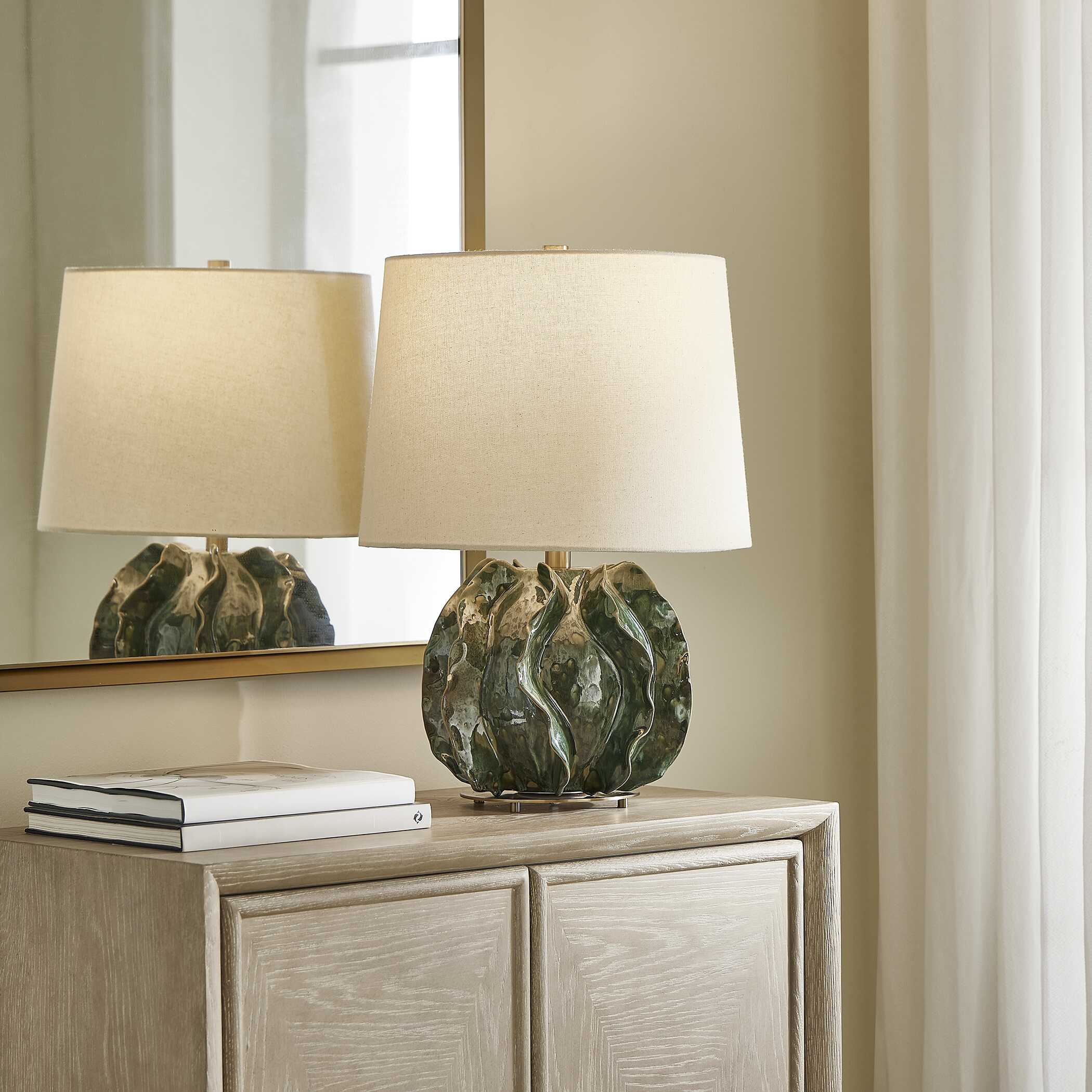 Guinevere Deep Green Table Lamp