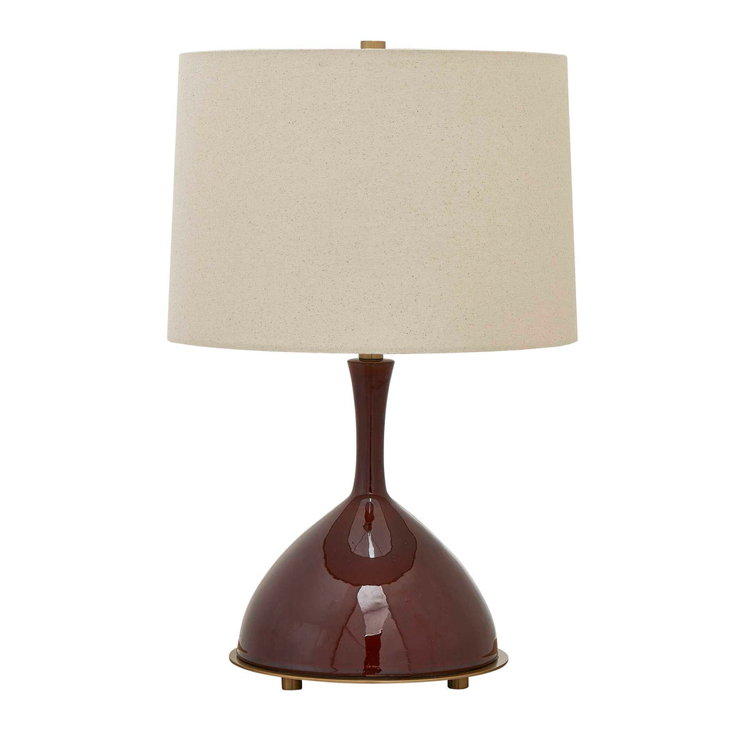 Colette Burgundy Table Lamp