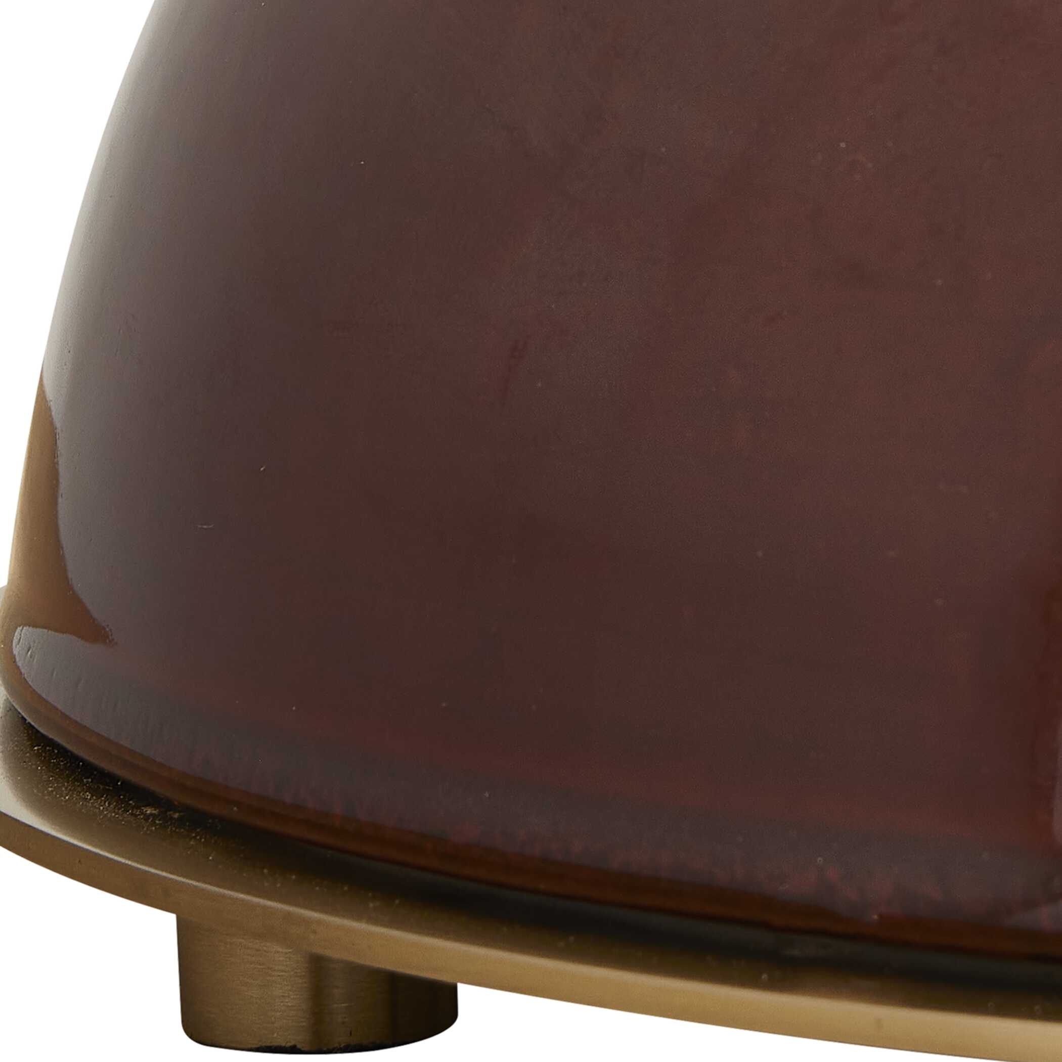 Colette Burgundy Table Lamp