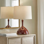 Colette Burgundy Table Lamp