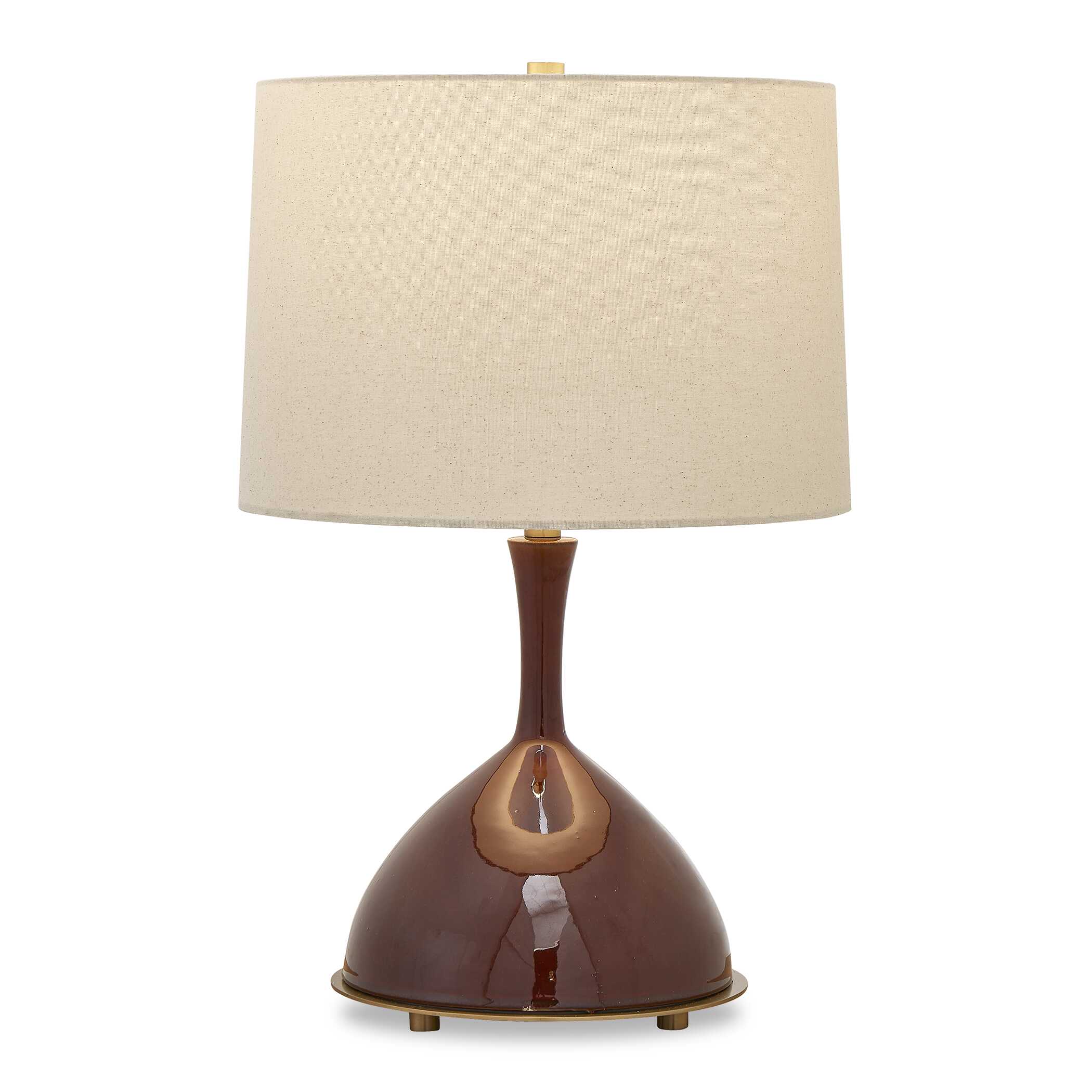 Colette Burgundy Table Lamp