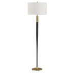 Stowe Satin Black Floor Lamp