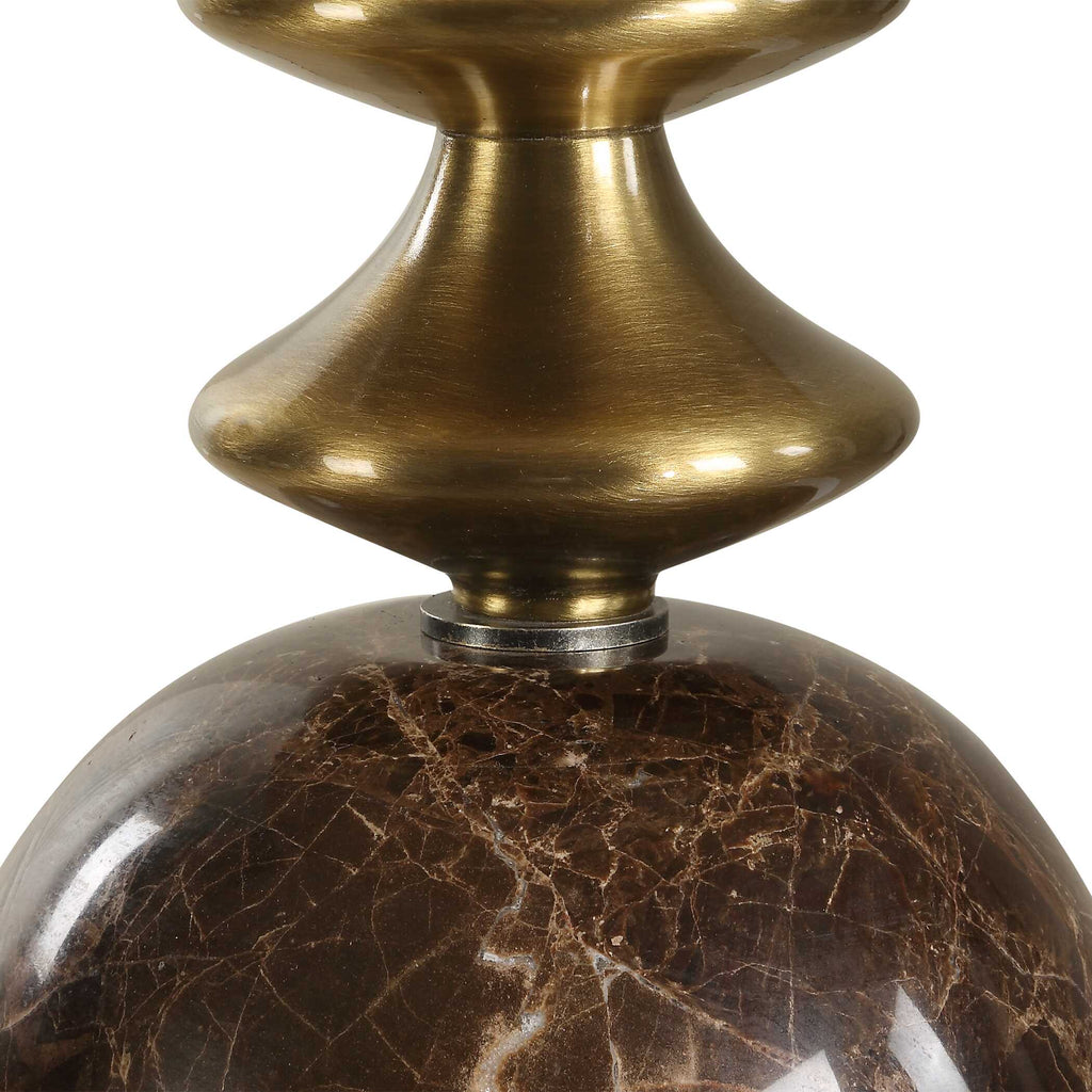 Percy Brown Marble Buffet Lamp