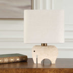 Tusk Travertine Accent Lamp