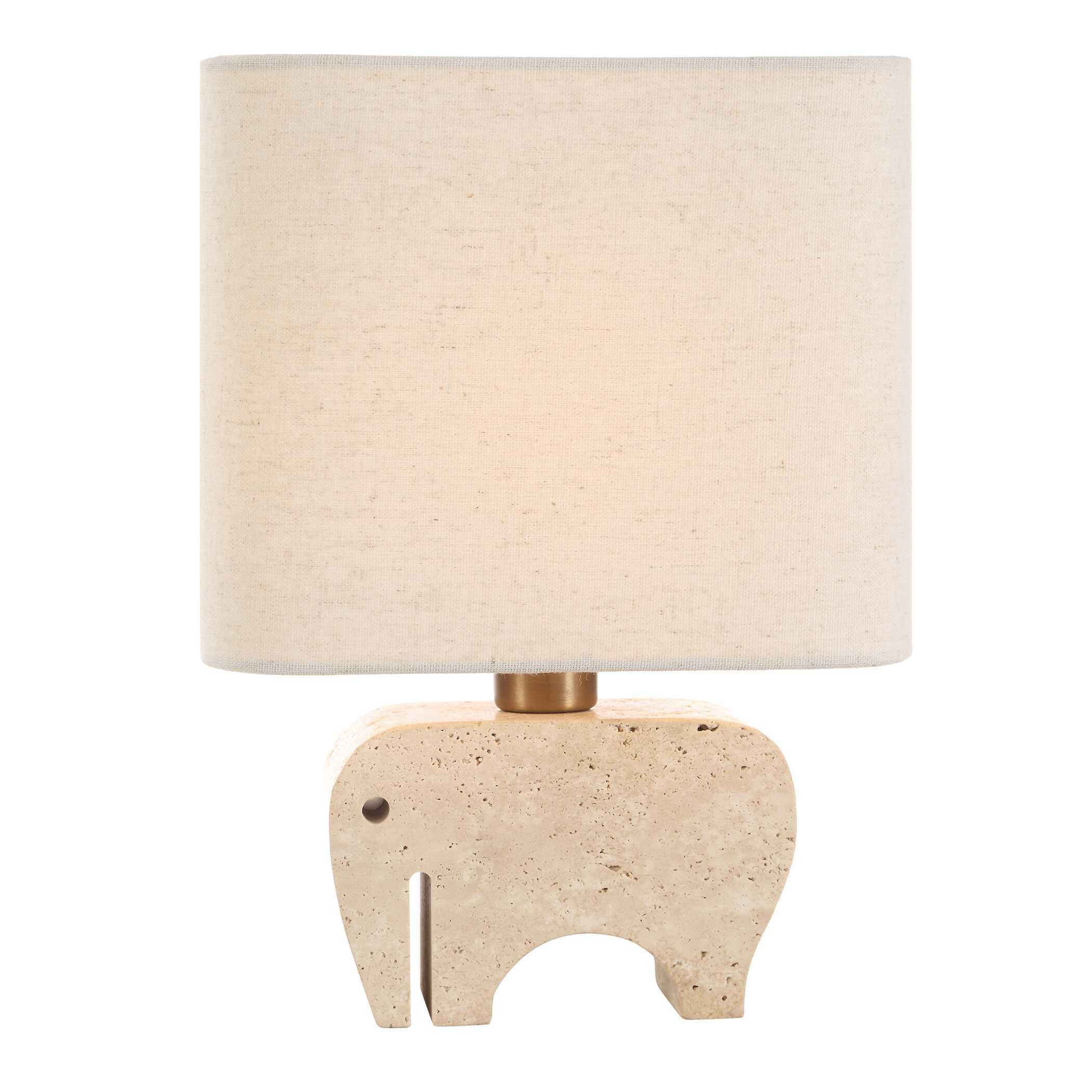 Tusk Travertine Accent Lamp