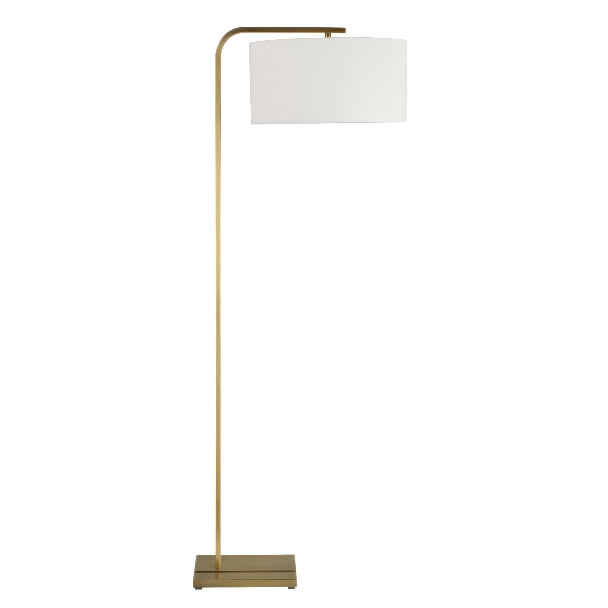 Laight Antique Brass Floor Lamp